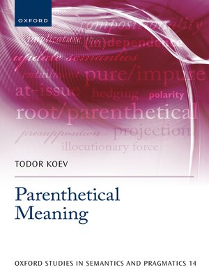 cover image of Parenthetical Meaning